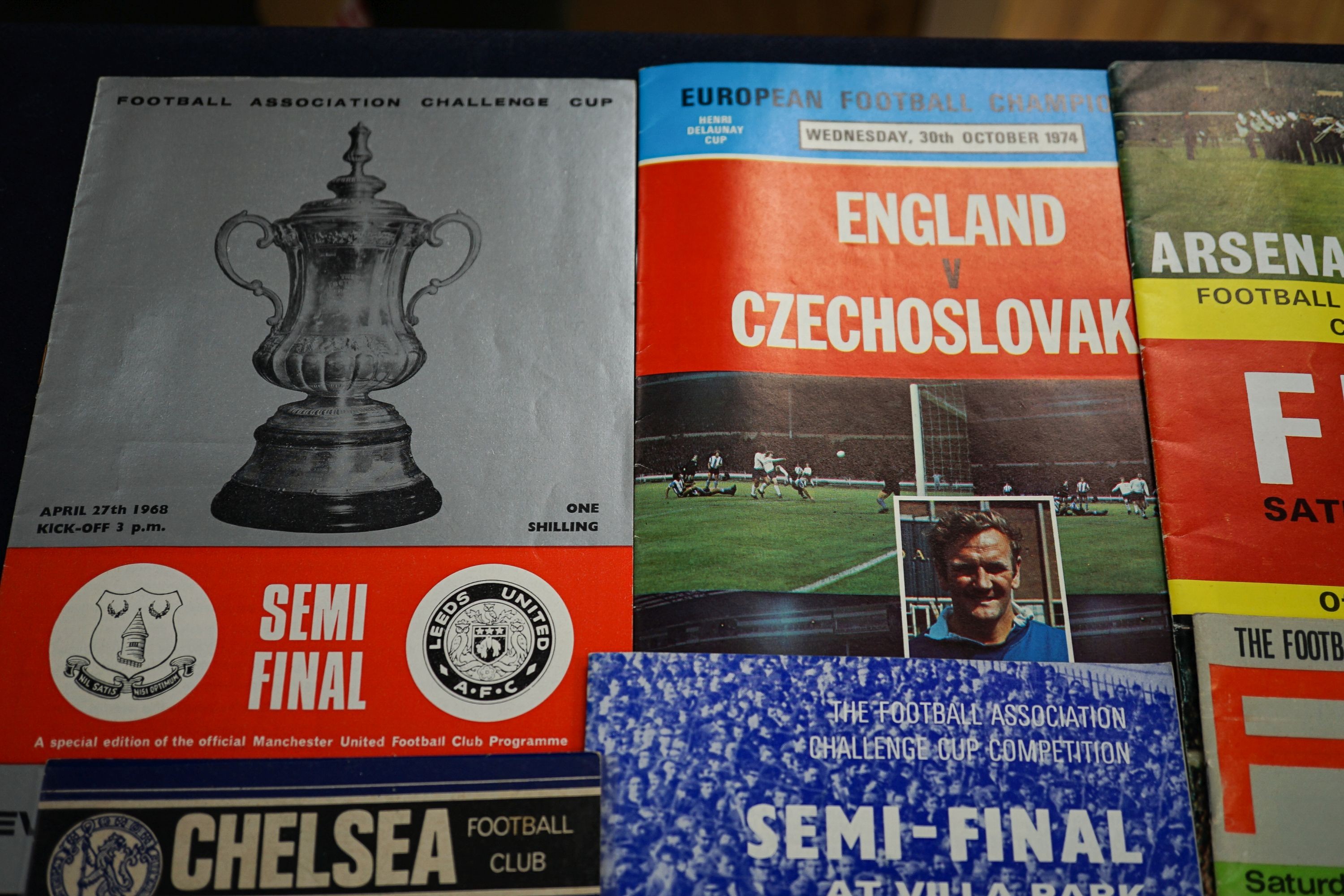 Various football programmes 1960s - 1990s